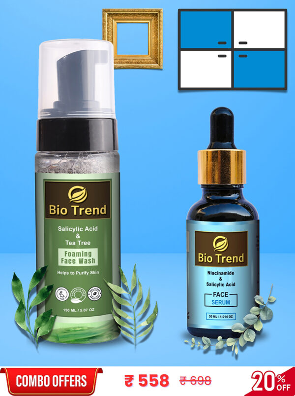 Special Combo Offer : 02 <br>Face Serum (Niacinamide & Salicylic Acid)<br>+<br> Face Wash (Salicylic Acid & Tea Tree)