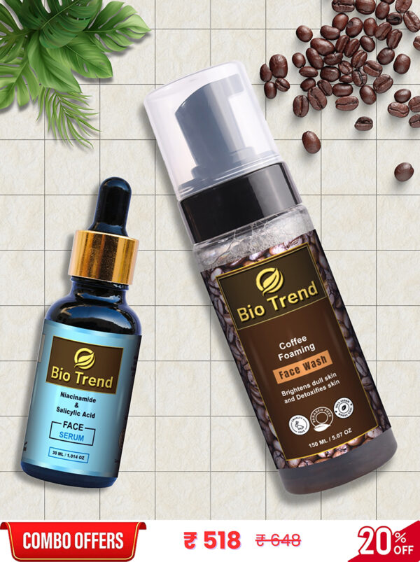 Special Combo Offer : 03 <br>Face Wash (Coffee Foaming)<br>+<br> Face Serum (Niacinamide & Salicylic Acid)