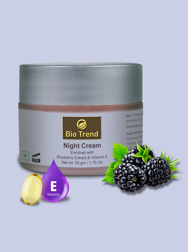 Night Cream (Blue Berry Extract & Vitamin E)